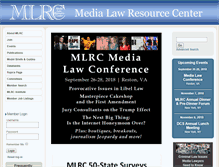 Tablet Screenshot of medialaw.org